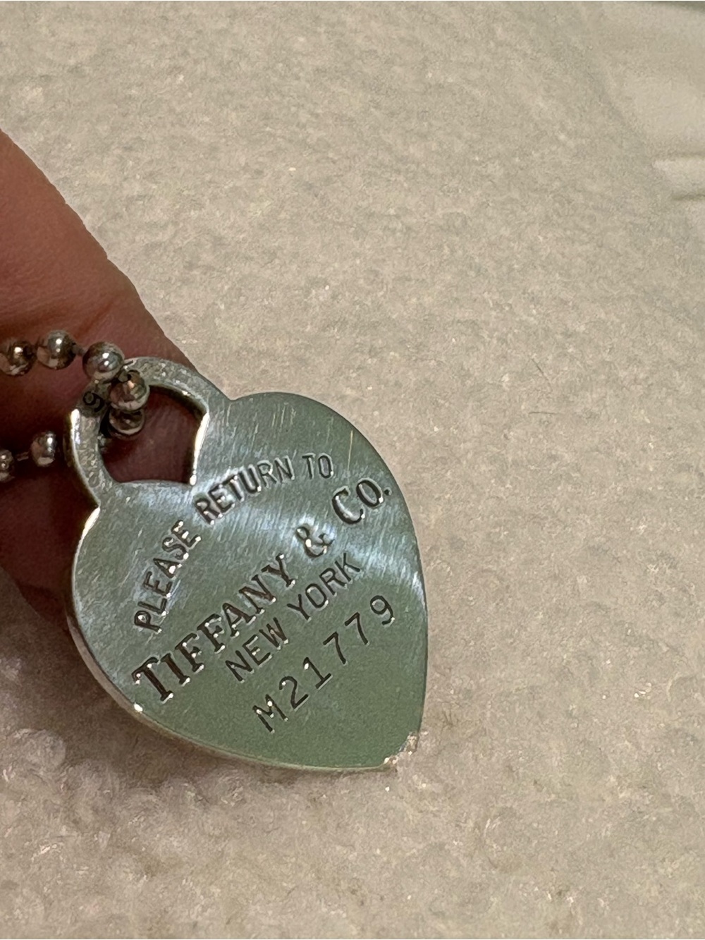 Authentic Tiffany & Co. Return to Tiffany Heart Necklace silver with certificate - Picture 2 of 10